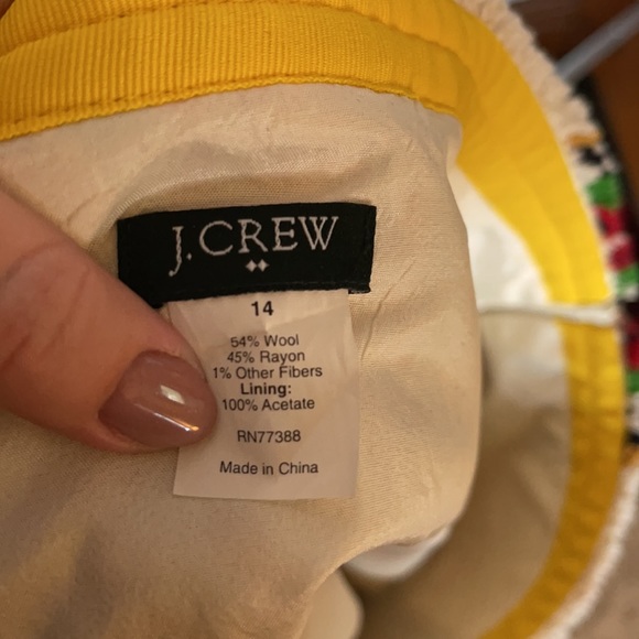 J. crew wool plaid skirt - Picture 4 of 6